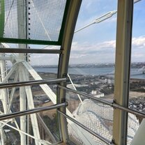 View from ferris wheel at Nagashima Spa Land